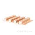 Trang trí 3D lưới tản nhiệt fluting wood wood bảng điều khiển